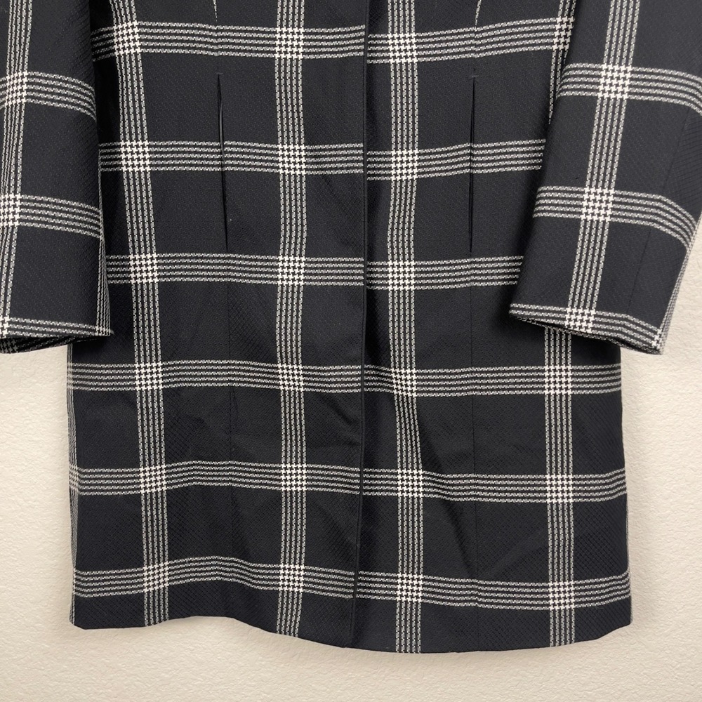 Pendleton Plaid Check Wool Collarless Lightweight… - image 5